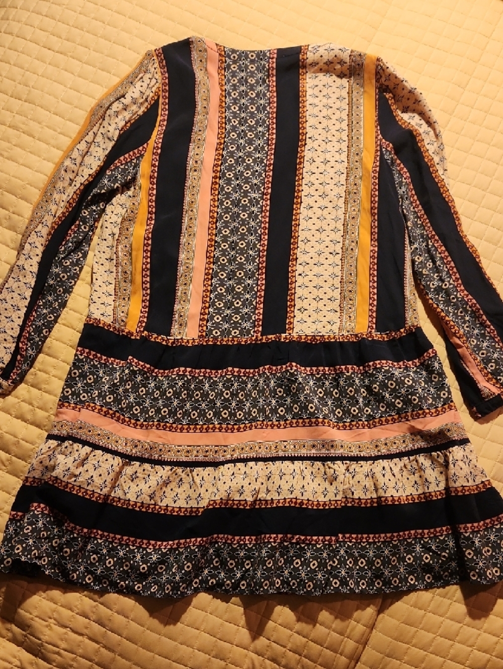 LOFT Ann Taylor Floulard TIered Swing Boho Style Dress - Picture 7 of 9